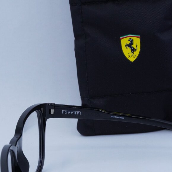 Final Price! Ferrari Scuderia FZ8006 501 Black Eyeglasses - Picture 4 of 7